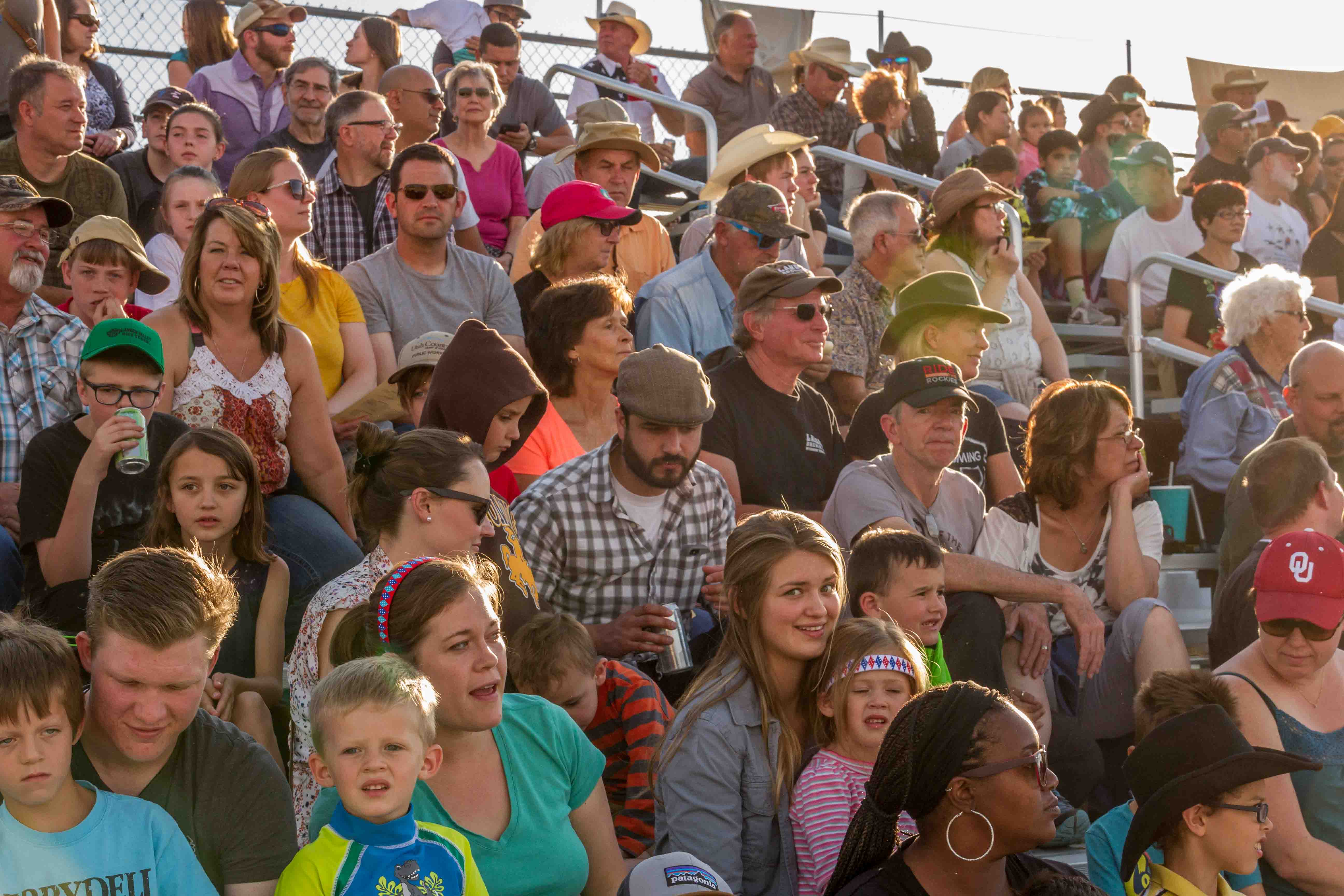 Twice a year, July 3rd and July 4th, the Lander rodeo grandstands are packed.